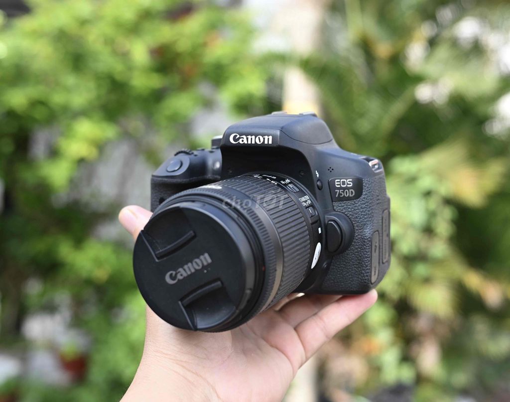 Máy ảnh Canon 750D 18-55 STM Đen. Mua bán Máy ảnh, Máy quay tại Thành phố Long Xuyên An Giang được đăng bởi CHUCAMRA hình 1