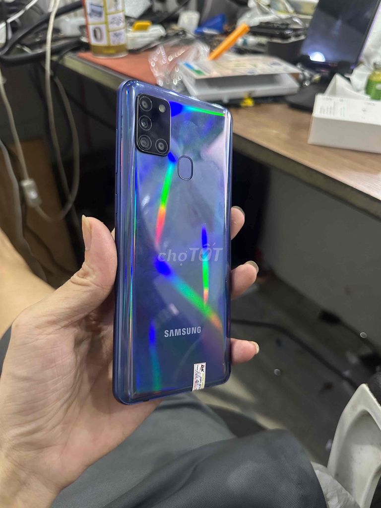 Samsung A21s Xanh. Mua bán Điện thoại tại Quận Thanh Khê Đà Nẵng được đăng bởi Dương khánh alo 04HHT hình 1
