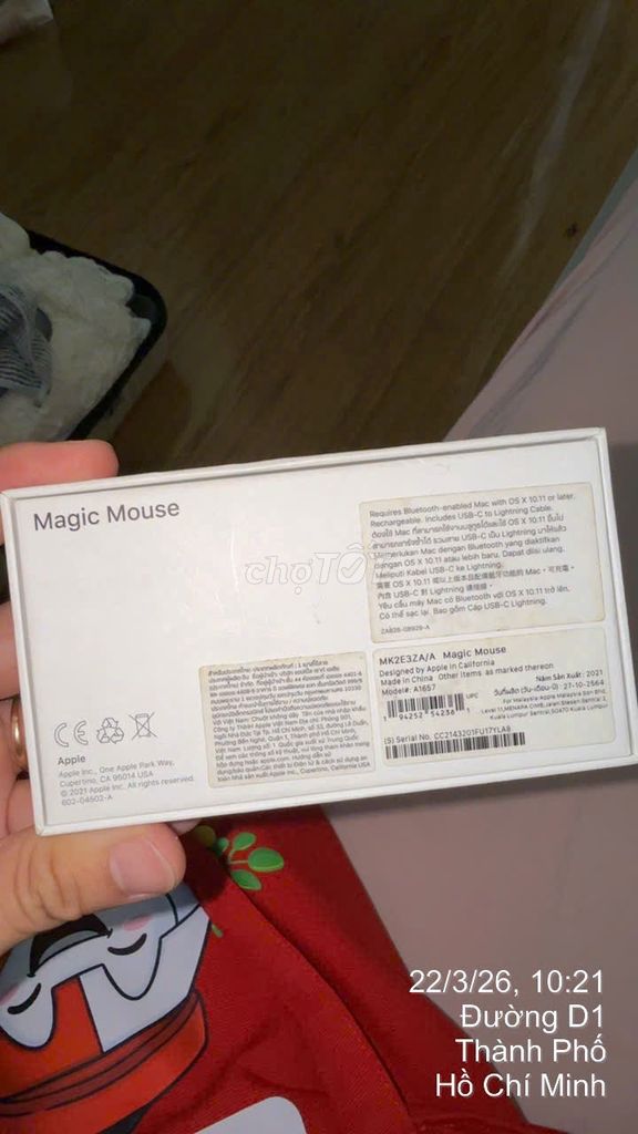Apple MacBook Pro M2 2022 8GB/256GB Xám 98%. Mua bán Laptop tại Thành phố Thủ Đức Tp Hồ Chí Minh được đăng bởi Phú Lê hình 1