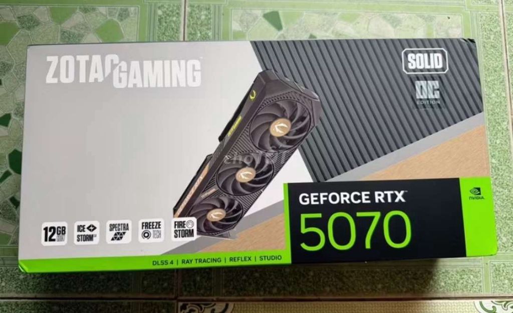 Card đồ họa Zotac Gaming RTX 5070 12GB 3 quạt. Mua bán Linh kiện (RAM, Card...) tại Thành phố Phúc Yên Vĩnh Phúc được đăng bởi Điềm hình 1