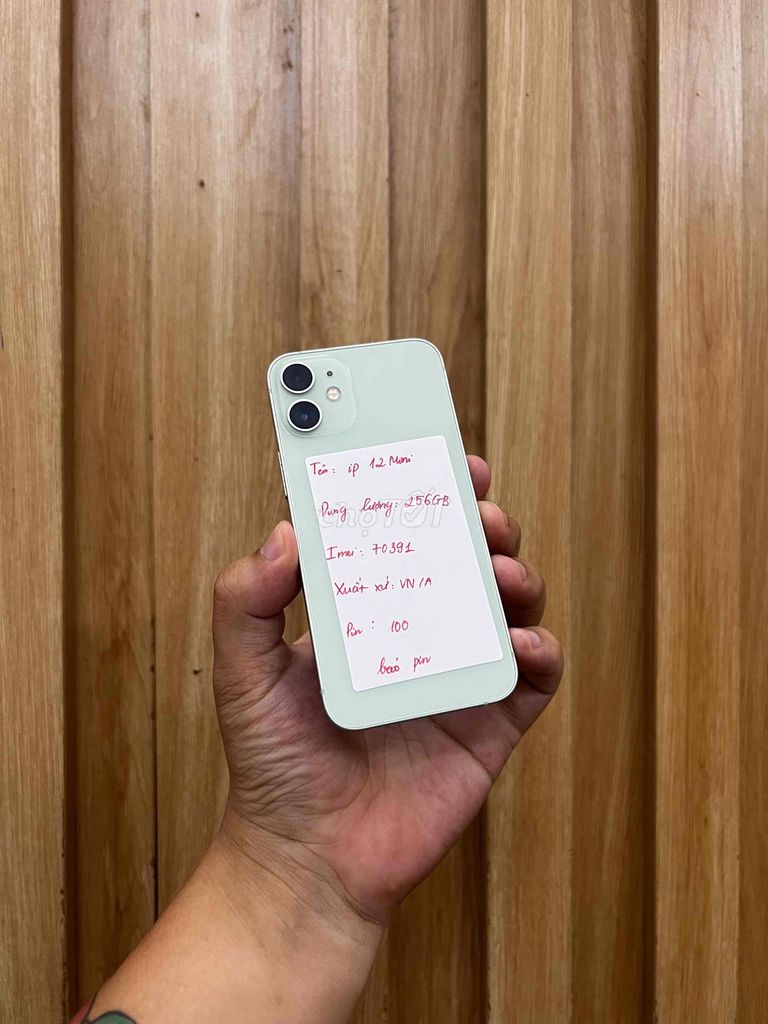 Apple iPhone 12 mini 256GB Xanh lá Đã sử dụng. Mua bán Điện thoại tại Quận Đống Đa Hà Nội được đăng bởi  HT Mobie Trả góp nợ xáu bao duyệt hình 1