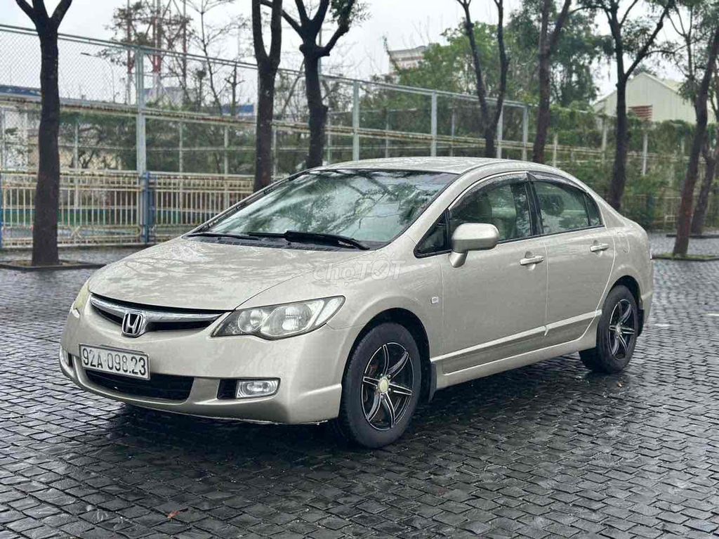 Cằn bán Civic MT 2008 màu vàng nhạt