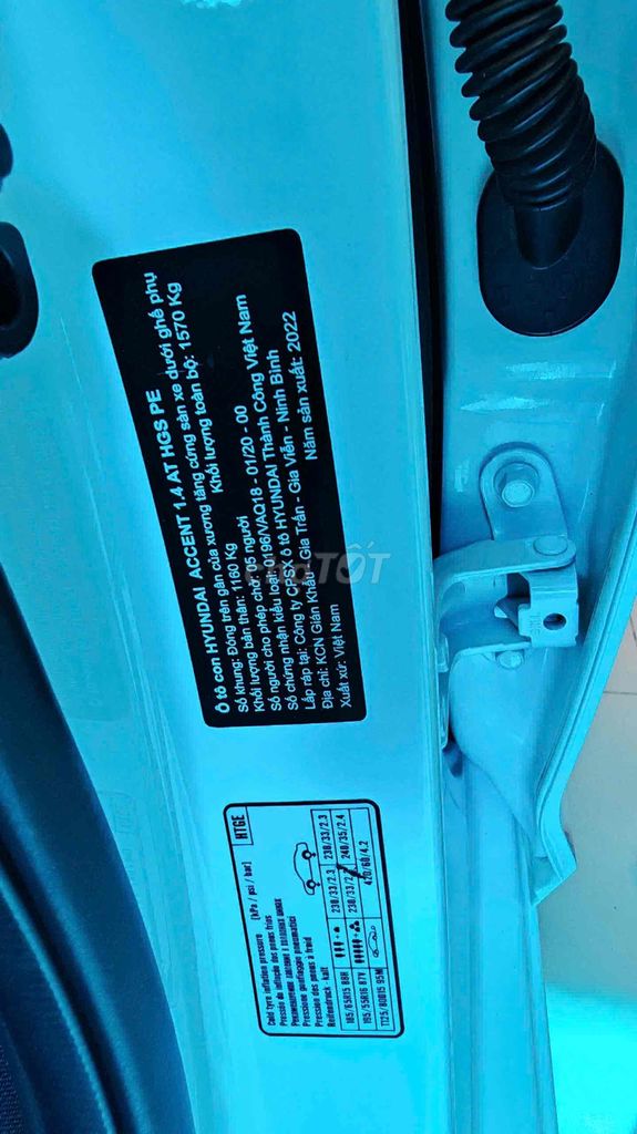 Hyundai Accent 2022 1.4 AT Đặc Biệt - 61000 km. Mua bán Ô tô tại Quận 12 Tp Hồ Chí Minh được đăng bởi Salon Ô tô Hoàng Minh Phát hình 17
