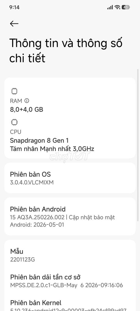 Xiaomi 12 256GB Snapdragon 8 Gen 1. Mua bán Điện thoại tại Huyện Cái Bè Tiền Giang được đăng bởi Phạm Ngọc Chữ hình 1