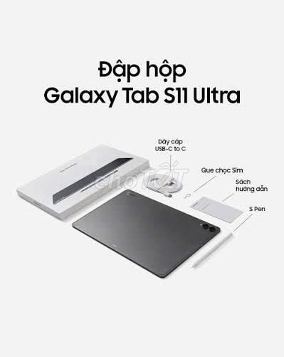 Galaxy Tab S11 Ultra 5G Mới , Nguyên Seal , SSVN. Mua bán Máy tính bảng tại Quận 8 Tp Hồ Chí Minh được đăng bởi SMARTPHONE hình 1