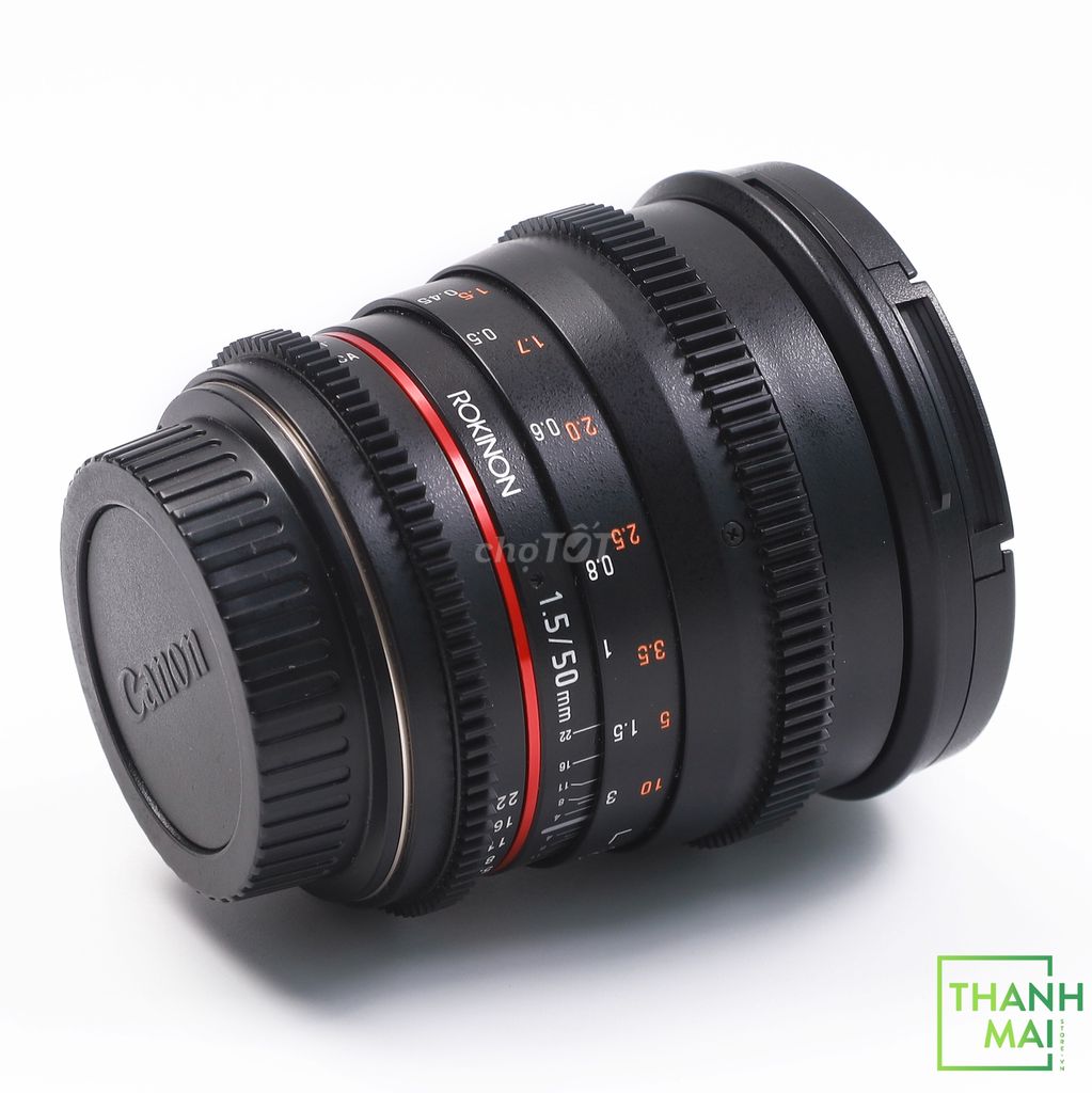 Ống kính Rokinon Cine DS 50mm T1.5 cho Canon