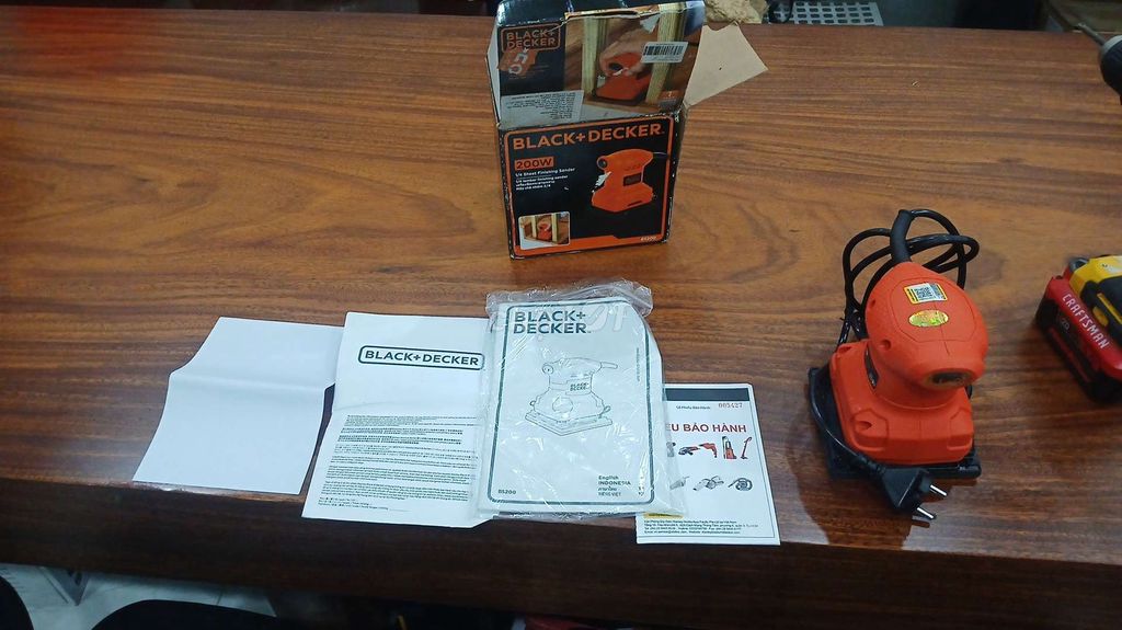 Máy chà nhám Black & Decker mới 100%. Mua bán Nội thất, đồ gia dụng khác tại Thành phố Dĩ An Bình Dương được đăng bởi Thành Long hình 1