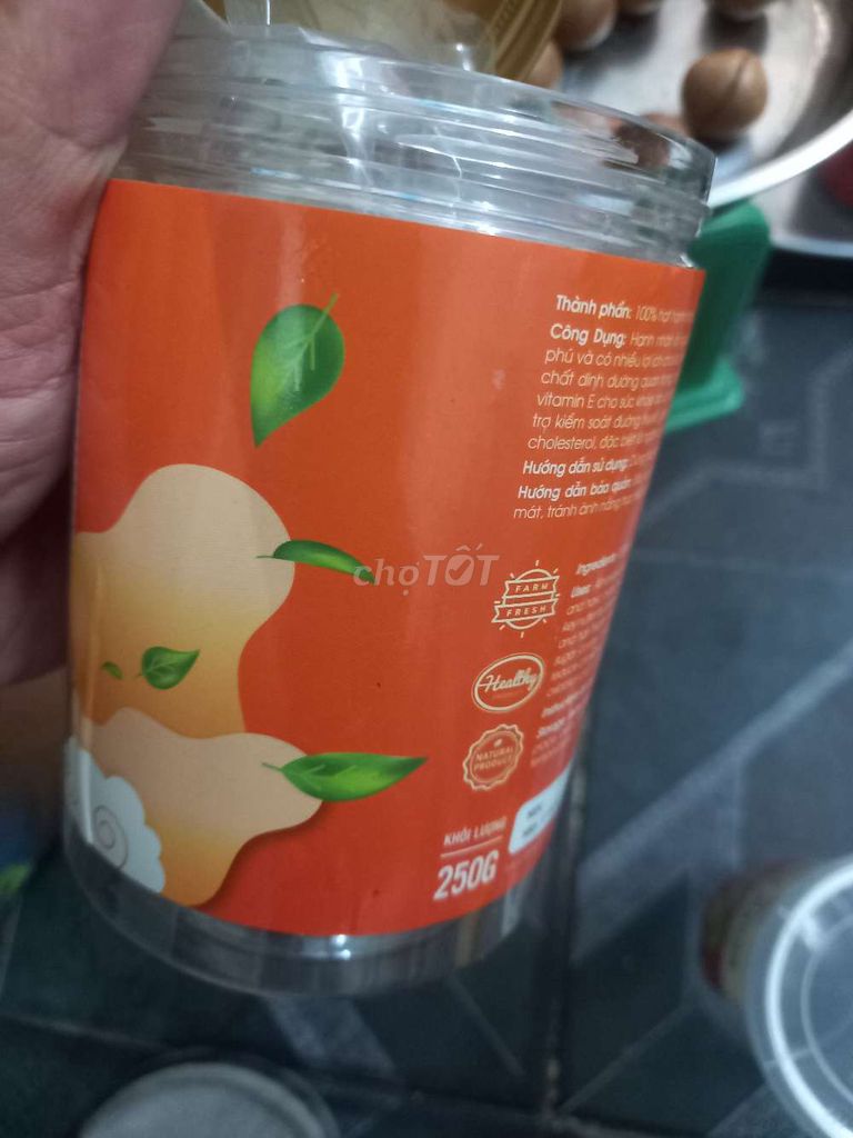 Mua dư pass rẻ hạt Macca chưa bóc vỏ 500g