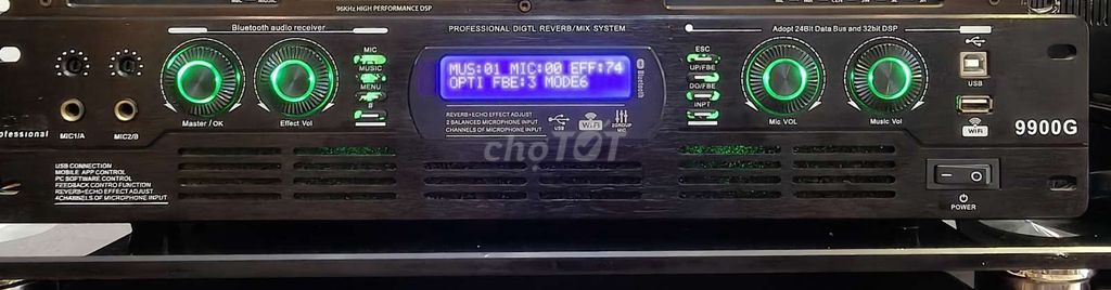 Amply liền vang 9900G Đen. Mua bán Tivi, Âm thanh tại Quận 11 Tp Hồ Chí Minh được đăng bởi Thanh Trúc hình 1