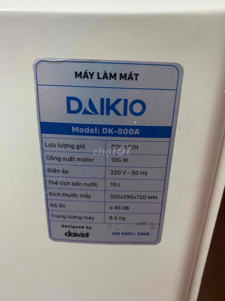 Quạt làm lạnh Daiko Dk-800a