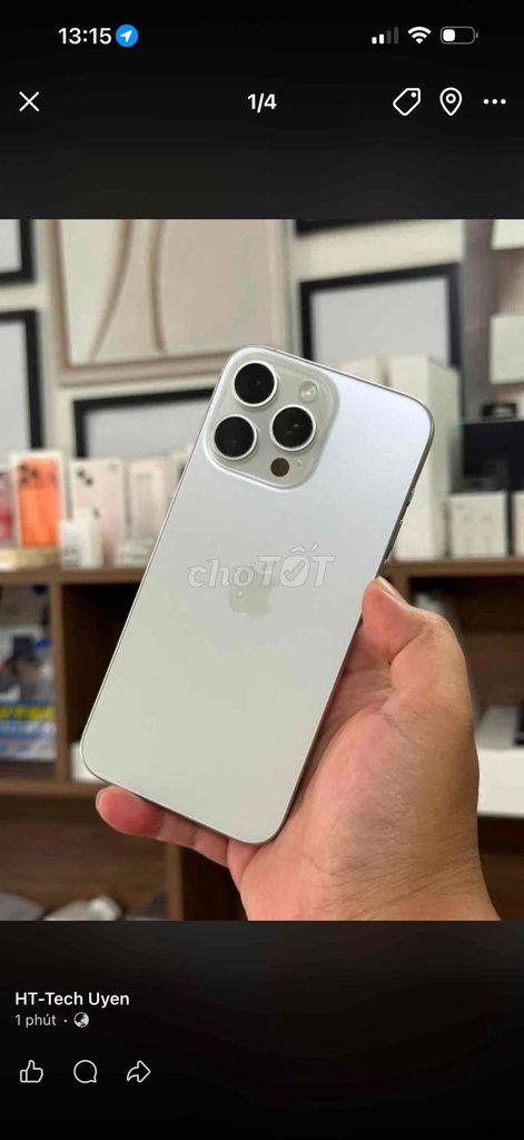 Apple iPhone 15 Pro Max 256GB LL/A Đẹp, zin. Mua bán Điện thoại tại Thành phố Biên Hòa Đồng Nai được đăng bởi Uyên Phạm hình 1