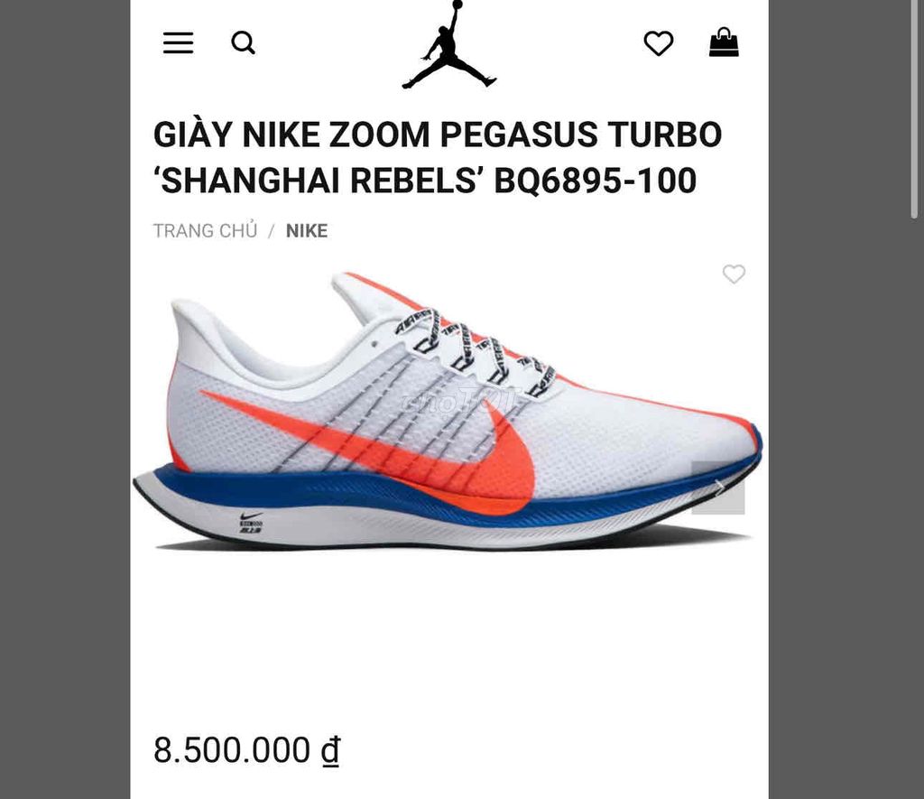 [CHÍNH HÃNG][Mới 96%] Nike Pegasus Turbo. new 8tr5