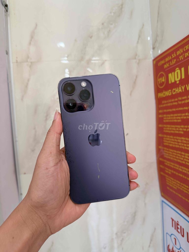 Apple iPhone 14 Pro Max 128GB Tím. Mua bán Điện thoại tại Huyện Châu Đức Bà Rịa - Vũng Tàu được đăng bởi Lê Quang Sáng hình 1