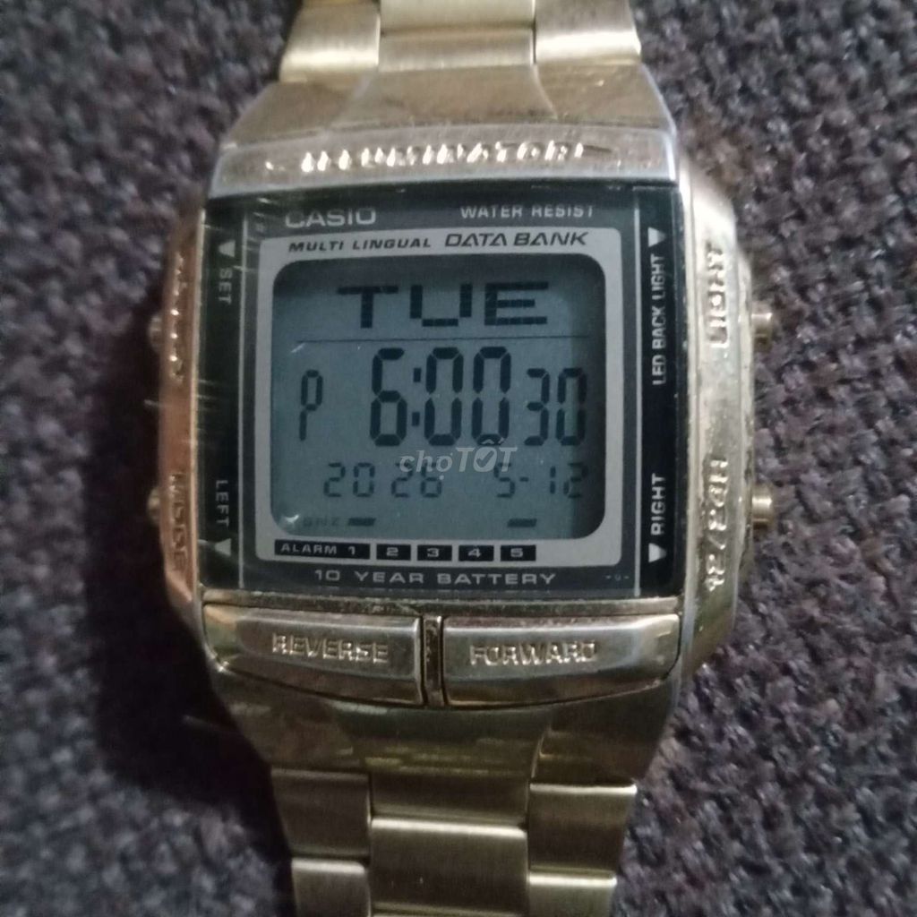 đồng hồ Casio Databank DB-360G-9ADF. Mua bán Đồng hồ tại Huyện Củ Chi Tp Hồ Chí Minh được đăng bởi sưu tầm cần thanh lý  hình 1