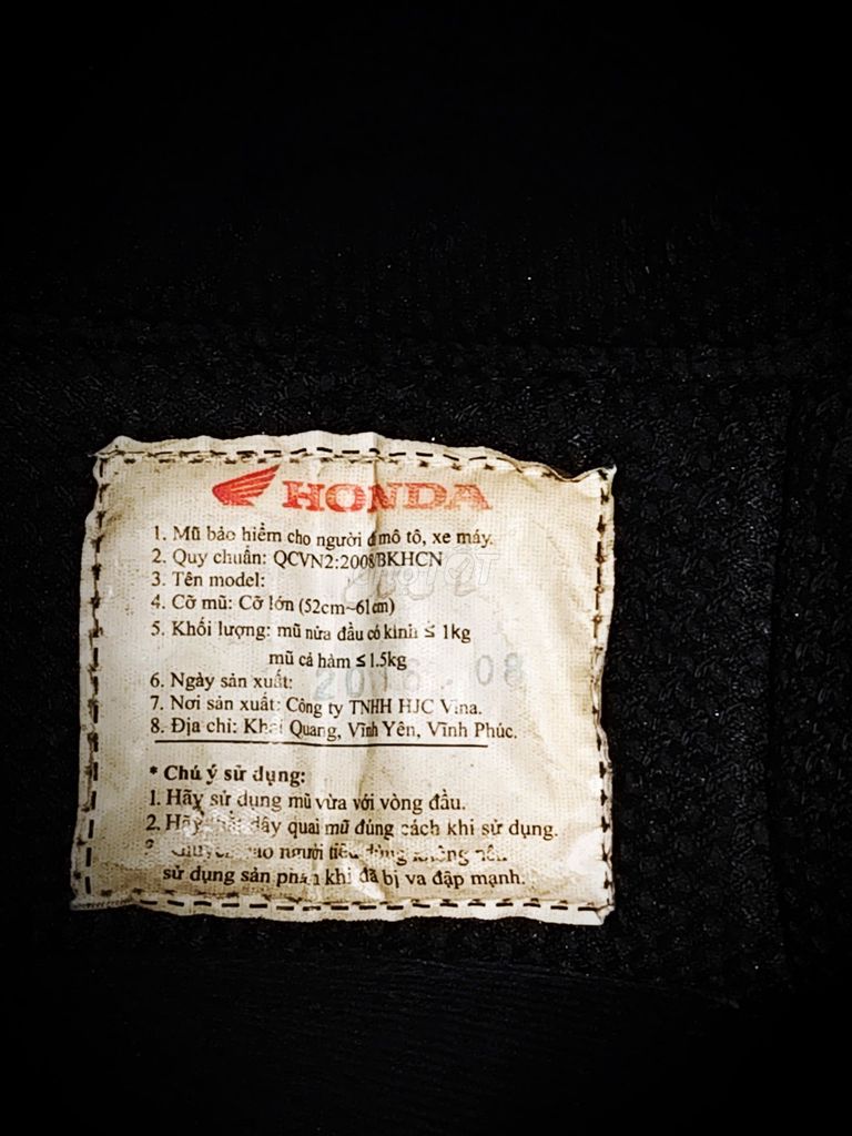 Fullface Winner - HJC Cool - Mũ bảo hiểm. Mua bán Phụ tùng xe tại Thị xã Tân Uyên Bình Dương được đăng bởi Huỳnh Phương Huy hình 9