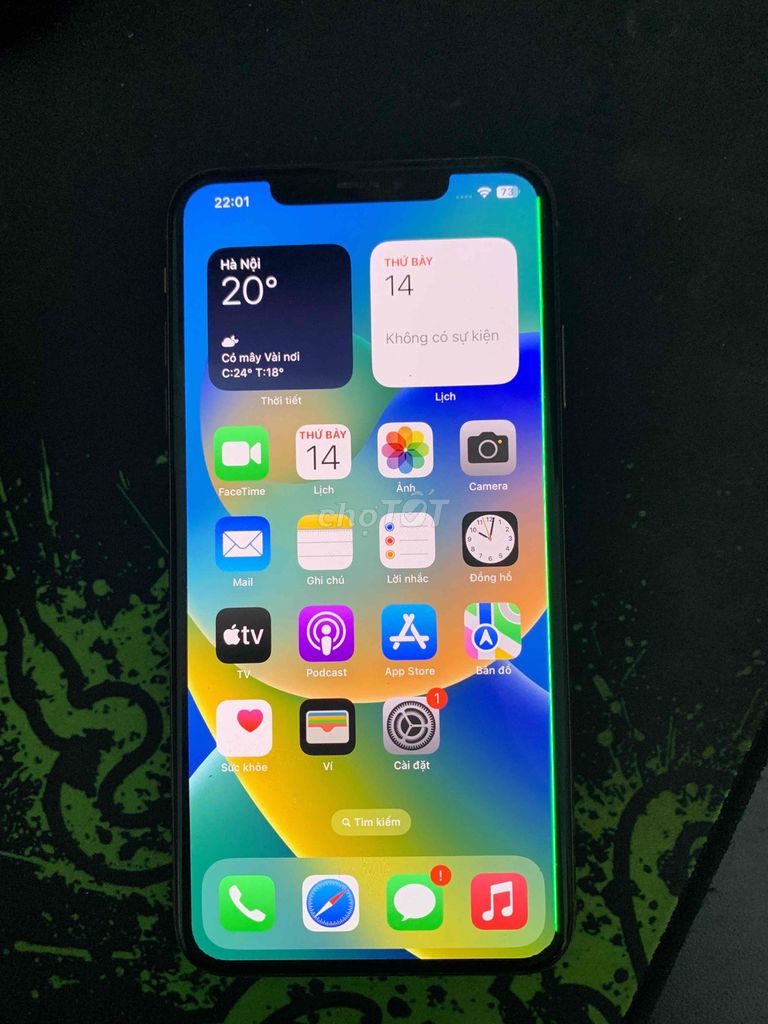 Apple iPhone Xs Max 64GB Đen. Mua bán Điện thoại tại Thị xã Hoàng Mai Nghệ An được đăng bởi Trần Quang Huy hình 1