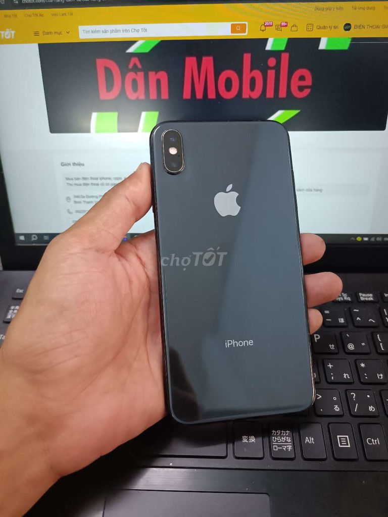 IPHONE XS MAX 64GB MÁY QUỐC TẾ FULL CN ICLOUD SẠCH. Mua bán Điện thoại tại Quận Bình Thạnh Tp Hồ Chí Minh được đăng bởi Dân Mobile hình 1