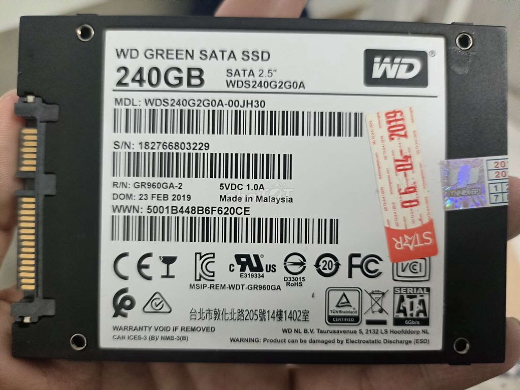 SSD WD 240gb