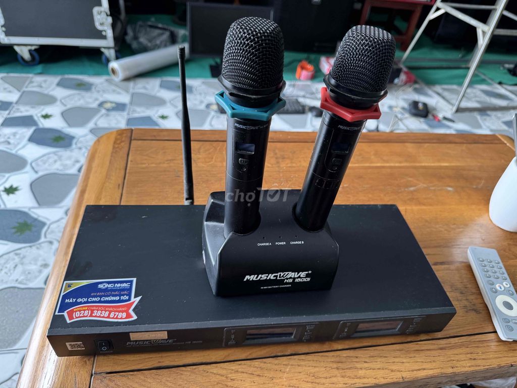 Micro không dây MusicWave HS 1600i Đen. Mua bán Tivi, Âm thanh tại Thành phố Dĩ An Bình Dương được đăng bởi Khôi Bùi hình 1
