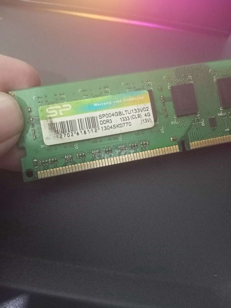 RAM SP SP004GBLTU133V02 DDR3 4GB. Mua bán Linh kiện (RAM, Card...) tại Huyện Củ Chi Tp Hồ Chí Minh được đăng bởi kiên hình 1