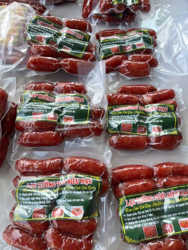 1kg Lạp xưởng nhiều nạc ít mở. Mua bán Đồ ăn, thực phẩm và các loại khác tại Huyện Củ Chi Tp Hồ Chí Minh được đăng bởi tiên hình 1