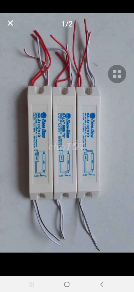 30k/3cái Balast Rạng Đông EB21-1x20W/220V. Mua bán Đèn tại Thành phố Mỹ Tho Tiền Giang được đăng bởi Huỳnh Quí hình 1