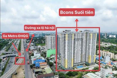 Chính chủ bán gấp căn 1PN Bcons Suối Tiên giá tốt 1,73 tỷ, còn thương