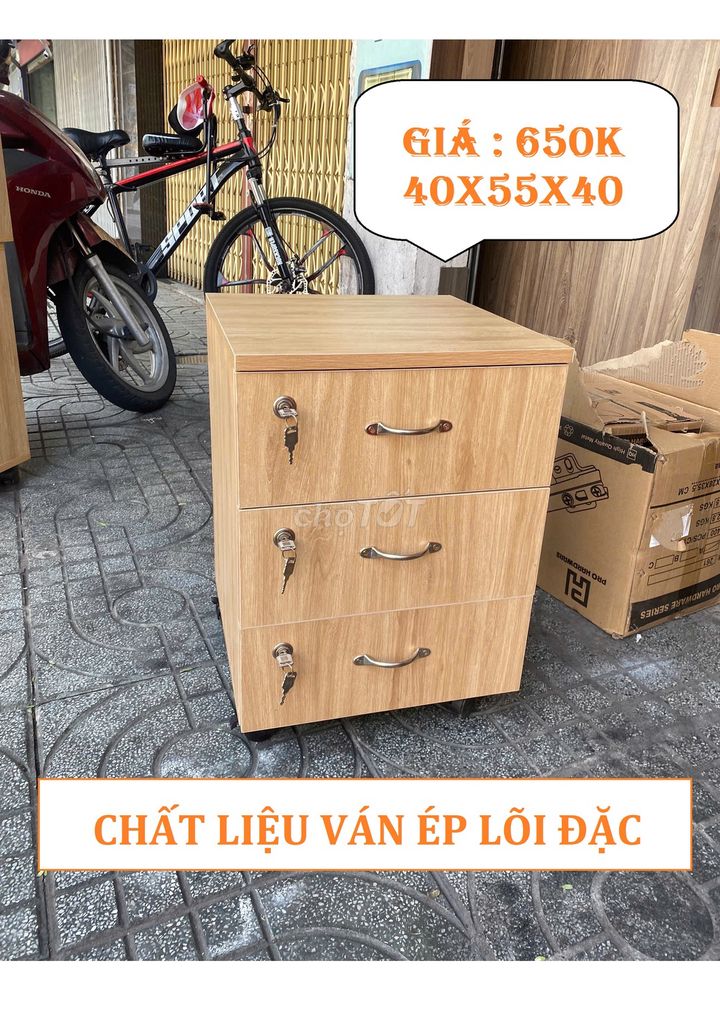 TỦ HỒ SƠ / TỦ 3 NGĂN KÉO / TỦ ĐẦU GIƯỜNG 40X55X40. Mua bán Tủ, kệ gia đình tại Quận Tân Bình Tp Hồ Chí Minh được đăng bởi NỘI THẤT VĂN PHÒNG TỦ KỆ TRƯNG BÀY hình 1