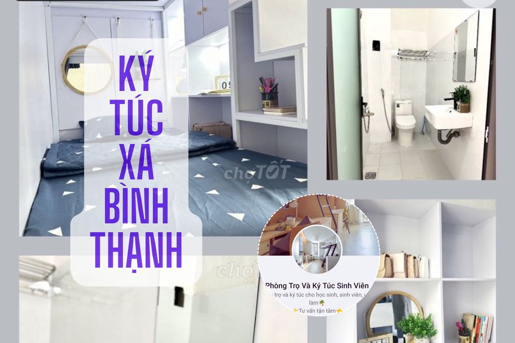 🌈🌈KÝ TÚC XÁ Bình Thạnh mới 🌈 gần Ngã Tư Hành Xanh