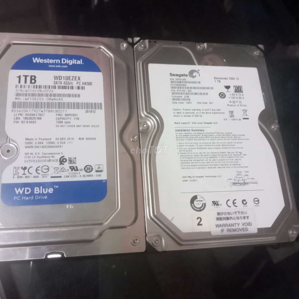 ,,,Ổ HDD  1T   500GB PC SỨC KHỎE TỐT