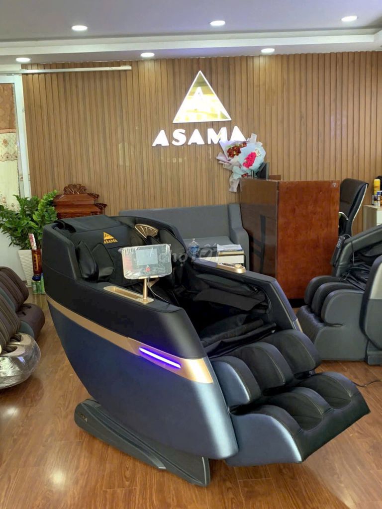 Ghế massage ASAMA AS-400 Đen. Mua bán Bàn ghế tại Huyện Củ Chi Tp Hồ Chí Minh được đăng bởi lantuongasama hình 1