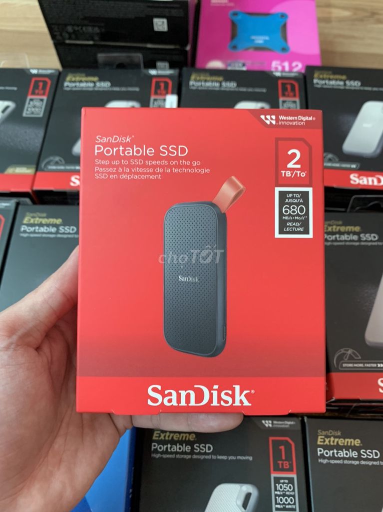 SSD di động Sandisk 2TB