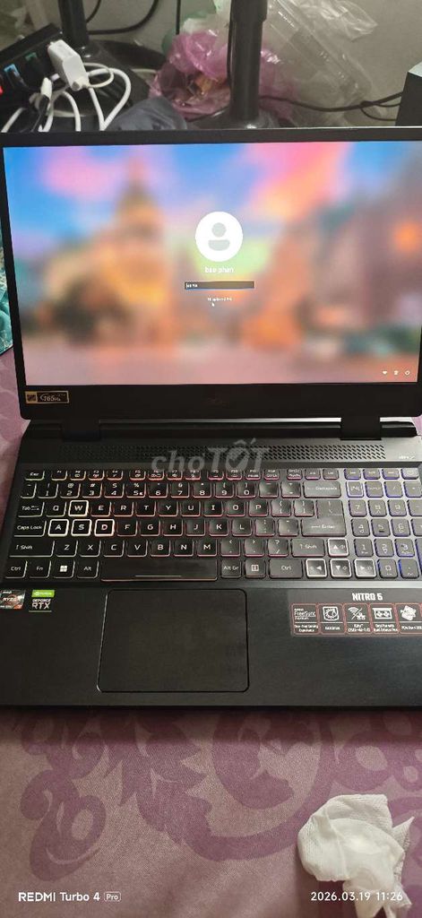 Acer Nitro 5 Tiger Ryzen 7 16GB/512GB. Mua bán Laptop tại Quận Tân Bình Tp Hồ Chí Minh được đăng bởi Phan Khánh Bảo hình 1