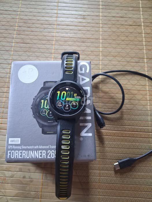Garmin Forerunner 265s Đen Đã sử dụng. Mua bán Thiết bị đeo thông minh tại Huyện Hoàng Sa Đà Nẵng được đăng bởi Hội Đồ Điện Tử hình 1