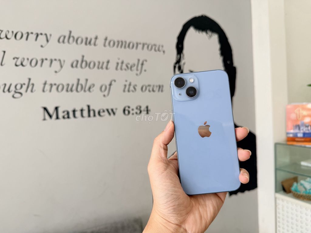 iPhone 14 128GB Xanh Mỹ. Mua bán Điện thoại tại Quận Thanh Khê Đà Nẵng được đăng bởi 2C MOBILE hình 1
