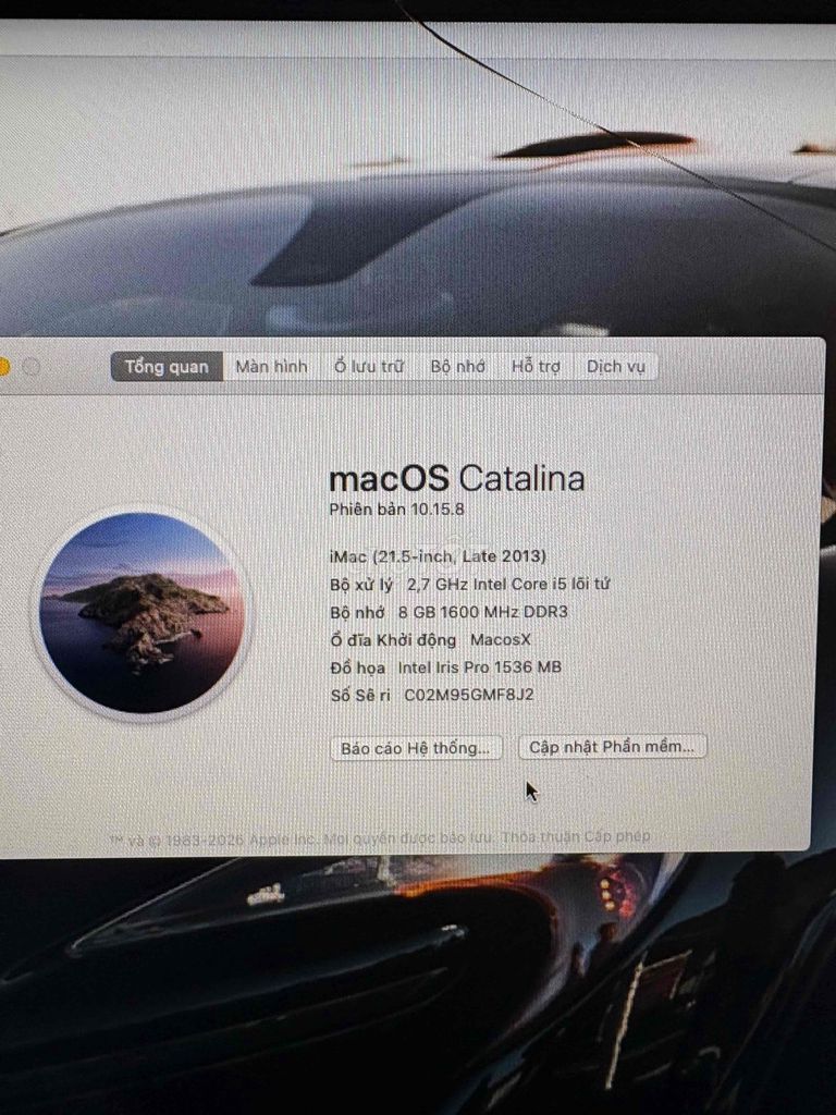 Apple iMac 21.5 inch 2013 i5 8GB/1TB. Mua bán Máy tính để bàn tại Thành phố Thủ Đức Tp Hồ Chí Minh được đăng bởi Jade Trần hình 1