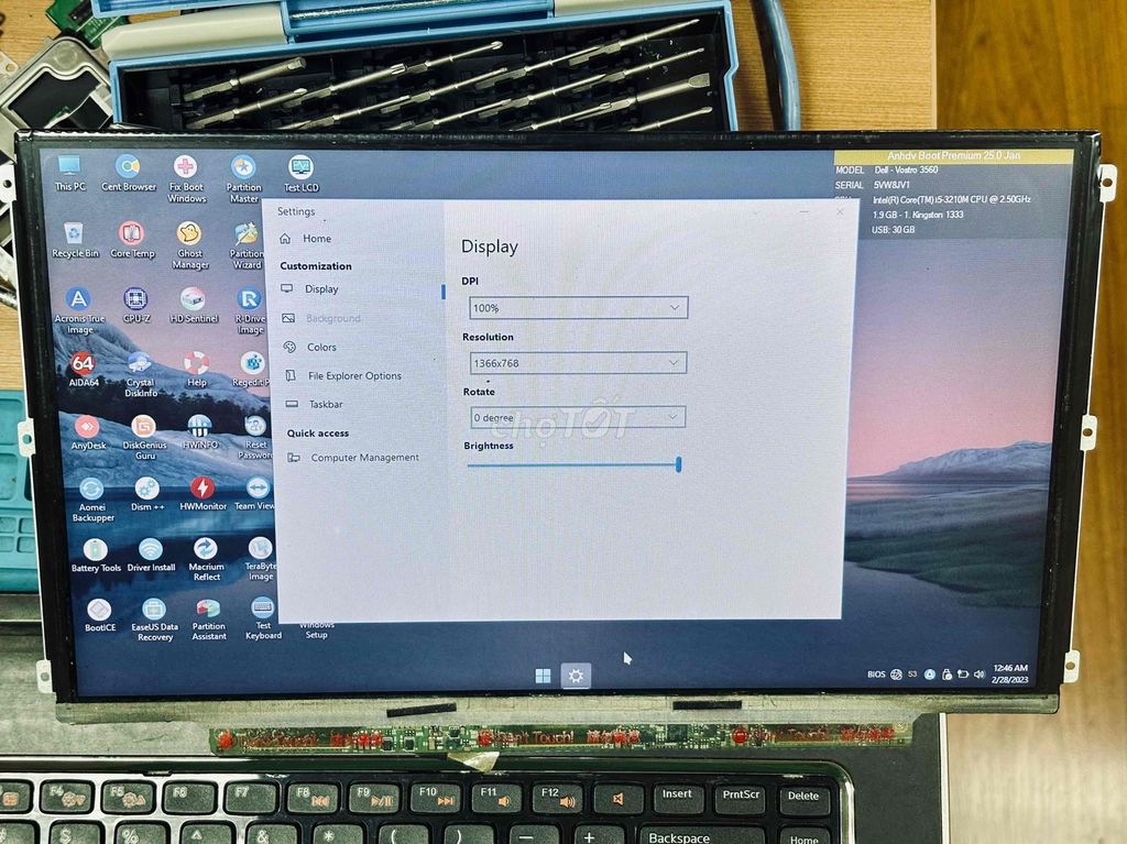 Thanh lý màn hình Lenovo Thinkpad X220 12.5 40pin. Mua bán Linh kiện (RAM, Card...) tại Quận 4 Tp Hồ Chí Minh được đăng bởi Lê Ẩn hình 5