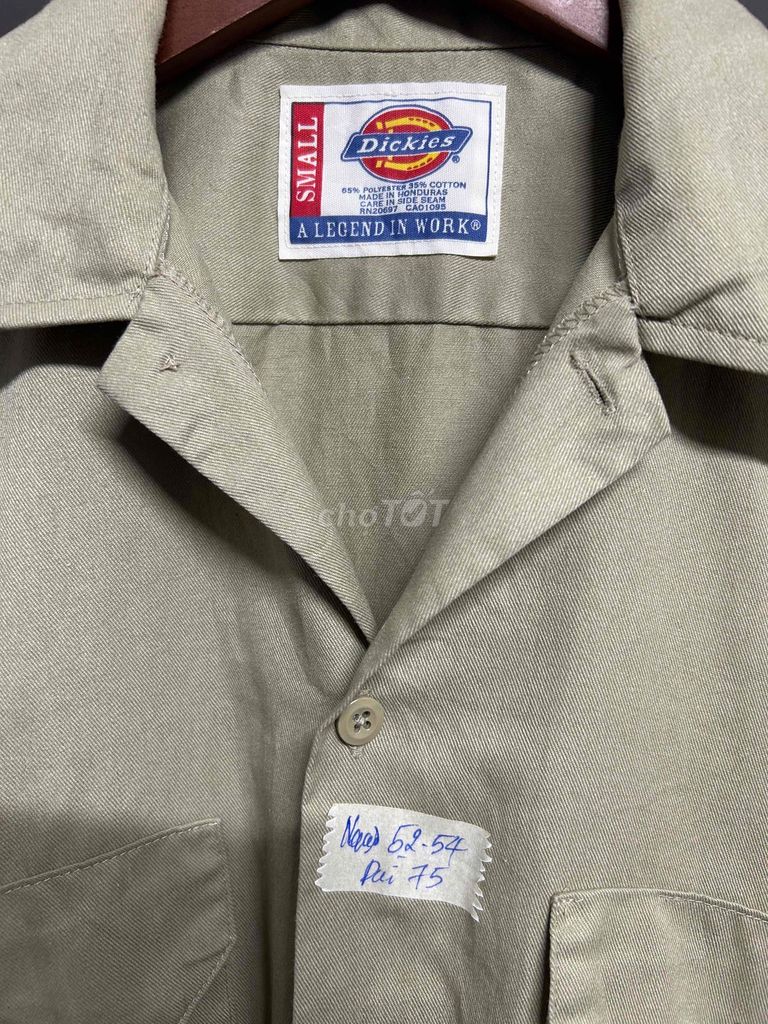 Áo sơ mi Dickies Nam Small Polyester, Cotton. Mua bán Quần áo tại Quận Gò Vấp Tp Hồ Chí Minh được đăng bởi ĐỒ SI HIỆU CHÍNH HÃNG hình 1