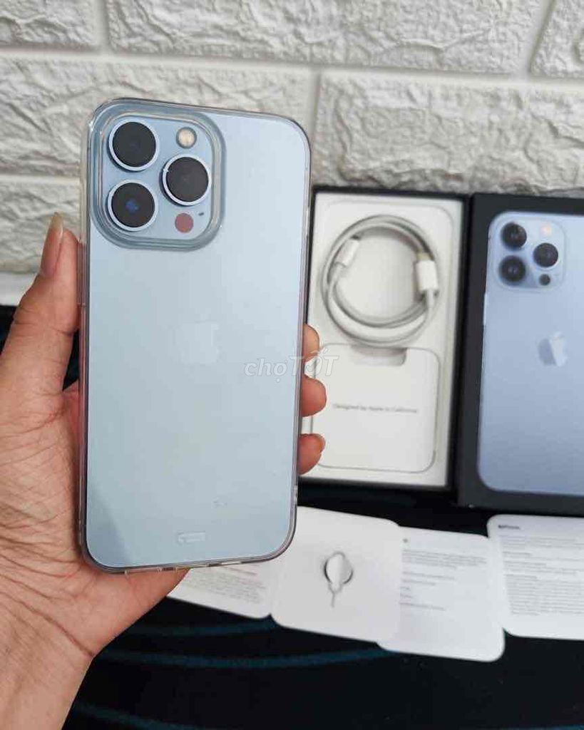 Iphone 13 Pro 128 màu Blue Đẹp keng Fullbox BH 7T