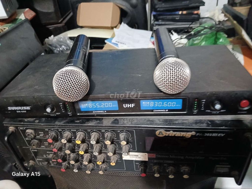 Micro không dây Shure SN-680 Đen. Mua bán Tivi, Âm thanh tại Quận Gò Vấp Tp Hồ Chí Minh được đăng bởi Anh manh hình 1