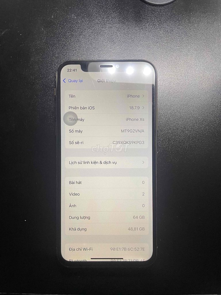 Apple iPhone Xs 64GB Vàng Mất Face ID. Mua bán Điện thoại tại Quận Nam Từ Liêm Hà Nội được đăng bởi Bùi Thanh Phong hình 1