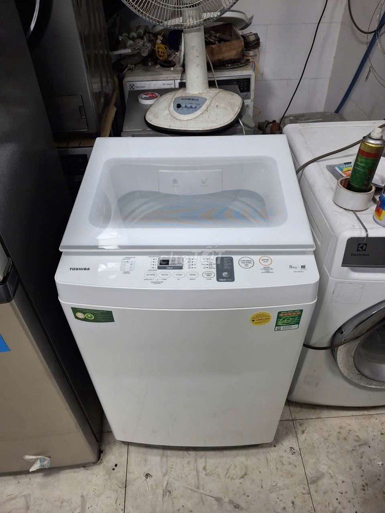 Thanh lý máy giặt Toshiba 8kg chạy tốt. Mua bán Máy giặt tại Quận Bình Tân Tp Hồ Chí Minh được đăng bởi Pi trần hình 1