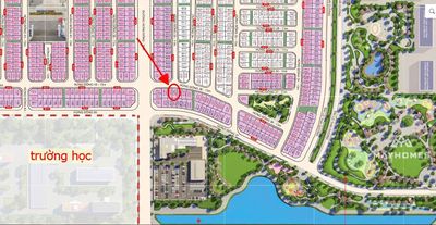 Bán gấp lk 120m đường 13m cạnh đại cv lớn Vinhomes Đan Phượng 17,9 tỷ