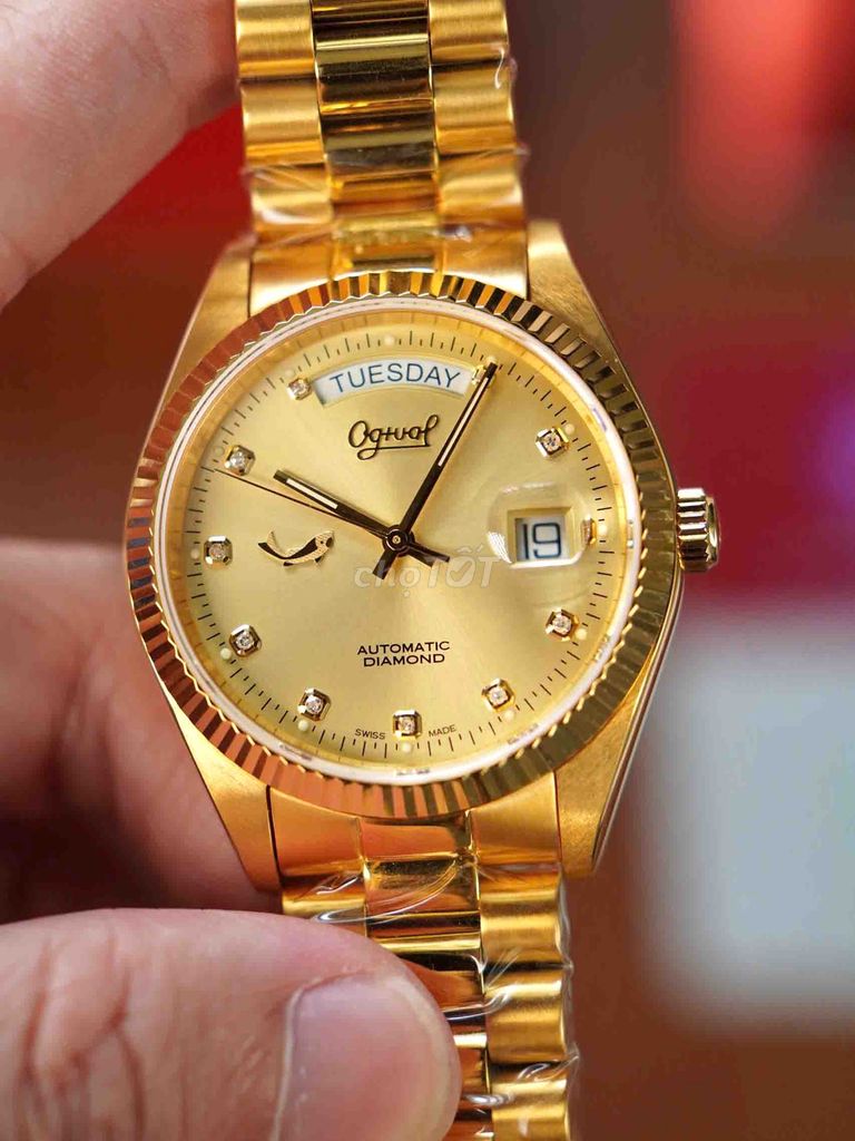 Ogival Diamond Day Date OG30328MK-V 40mm  Like New. Mua bán Đồng hồ tại Quận Bình Thạnh Tp Hồ Chí Minh được đăng bởi Nguyễn Tiến hình 3