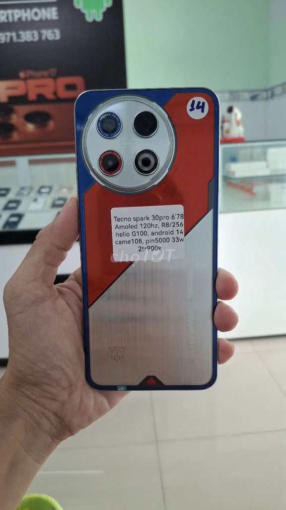 Tecno Spark 30 Pro 256GB. Mua bán Điện thoại tại Thành phố Thủ Dầu Một Bình Dương được đăng bởi TTMobileBD hình 1