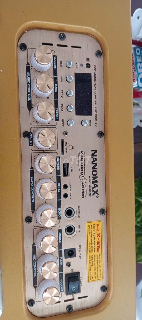 Loa karaoke NANO MAX X-316. Mua bán Tivi, Âm thanh tại Quận Bình Thuỷ Cần Thơ được đăng bởi Car Beauty Car hình 1