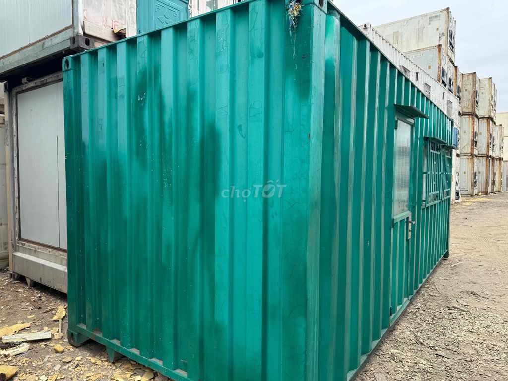 container văn phòng có toilet kèm máy lạnh