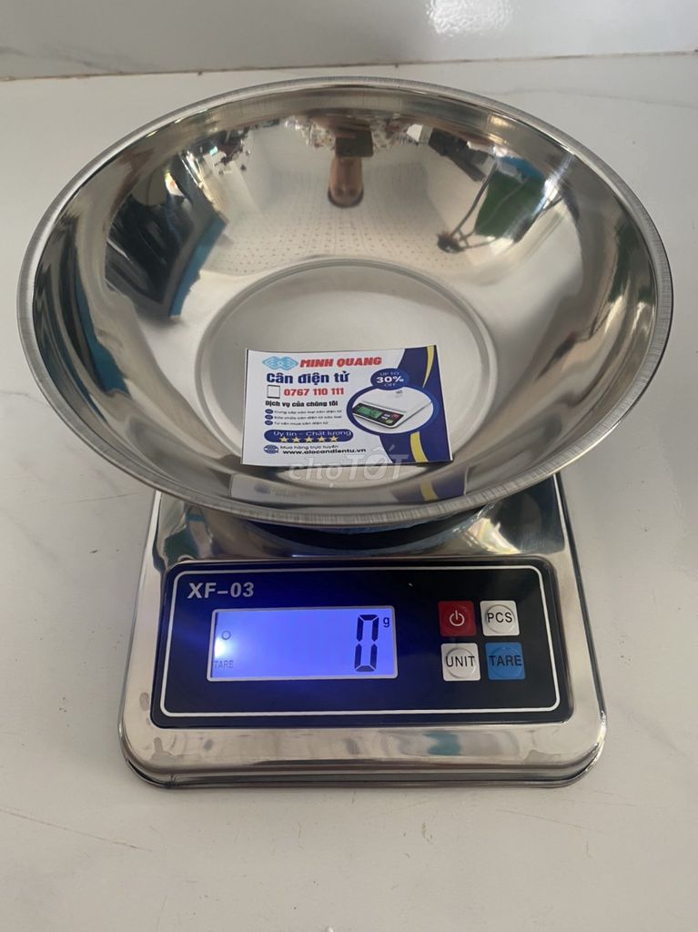 Cân điện tử Minh Quang XF-03 Inox 5kg. Mua bán Nội thất, đồ gia dụng khác tại Thành phố Buôn Ma Thuột Đắk Lắk được đăng bởi CÂN MINH QUANG hình 1
