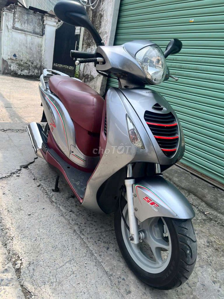 Honda PS125 серебристый, красный