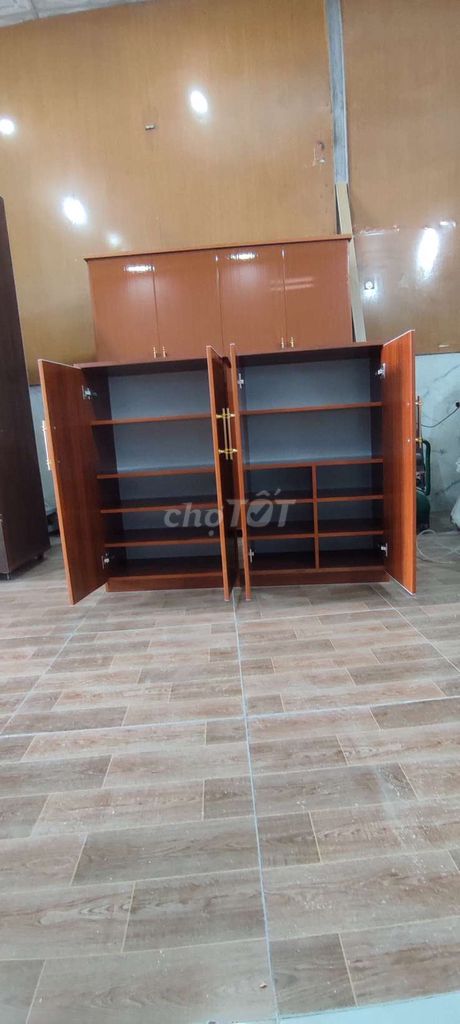 Tủ dép gỗ nâu 62x102cm. Mua bán Tủ, kệ gia đình tại Thành phố Vĩnh Long Vĩnh Long được đăng bởi Giang Nam hình 1